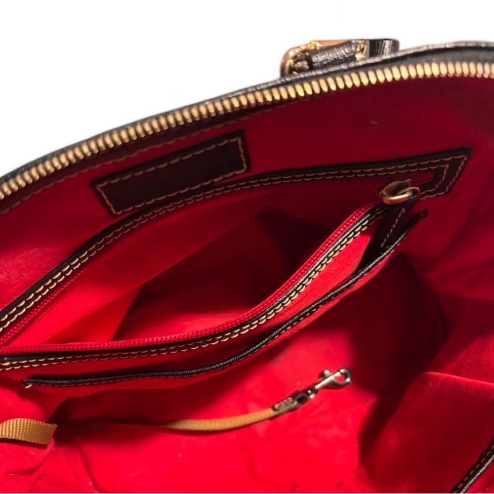 Dooney & Bourke Black Leather Satchel - Picture 7 of 7